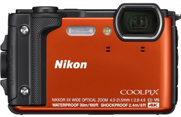 Акція на Фотоаппарат NIKON Coolpix W300 Orange (VQA071E1) від MOYO