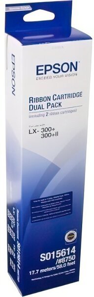 

Картридж EPSON original A4 LX300/400/800 FX800/850/870/880 Bundle (2шт) (C13S015614BA)