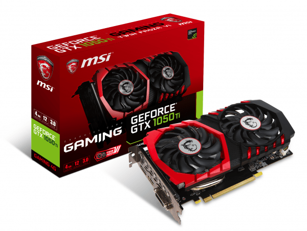 

Видеокарта MSI GeForce GTX1050TI 4GB DDR5 GAMING (GF_GTX_1050_Ti_GAMING_4G)