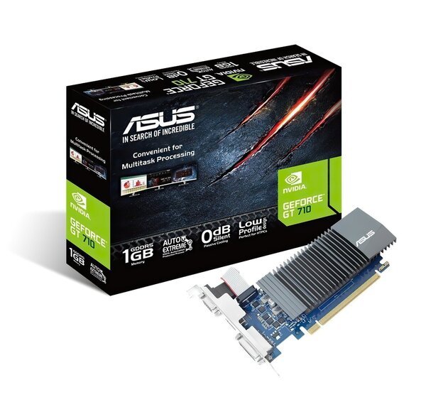 Акція на Видеокарта ASUS GeForce GT710 1GB DDR5 (GT710-SL-1GD5-BRK) від MOYO