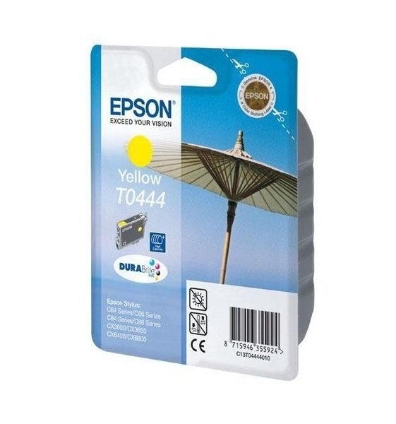 

Картридж струйный EPSON StC84/C86,CX6400/6600 yellow (C13T04444010)