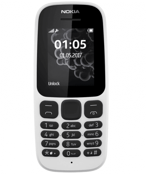 

Мобильный телефон Nokia 105 TA-1010 White