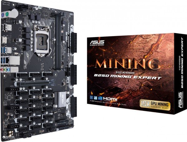 

Материнcкая плата ASUS B250 MINING EXPERT
