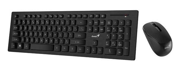 

Комплект Genius SlimStar 8008 Black WL Ukr (31340001413)