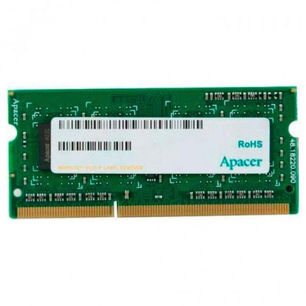 

Память для ноутбука APACER DDR3 1600 4GB (DS.04G2K.KAM)