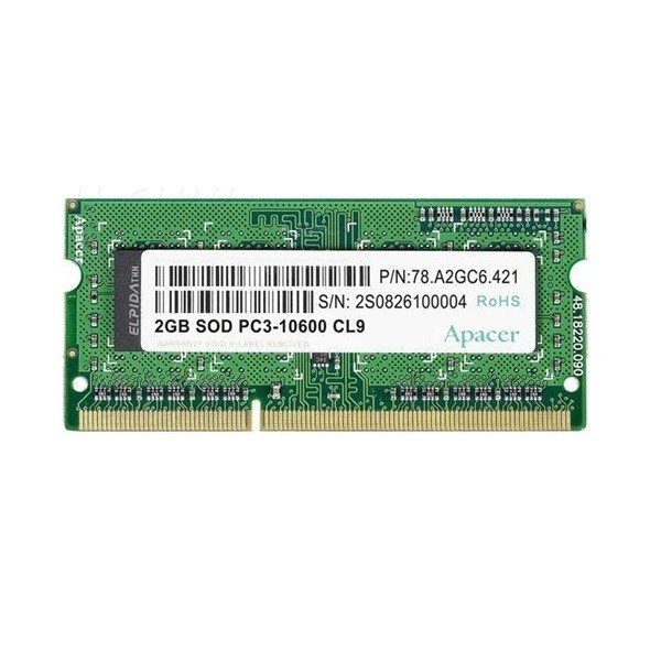 

Память для ноутбука APACER DDR3 1600 8GB (DS.08G2K.KAM)