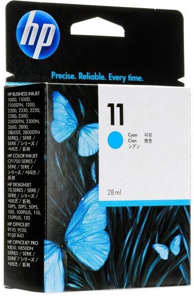 

Картридж струйный HP No. 11 DJ2200/2250/cp1700 cyan (C4836A)