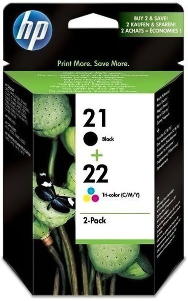 

Картридж струйный HP No.21/22 Black/Tri-color Combo Pack (SD367AE)