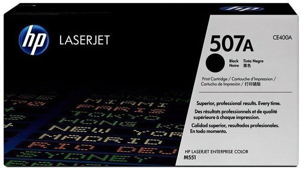 Акція на Картридж лазерный HP LaserJet Enterprise 500 Color M551n/ 551dn/551xh black (CE400A) від MOYO