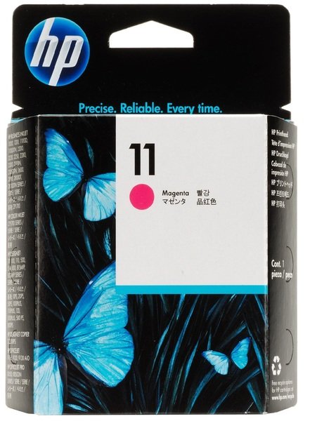 

Печатающая головка HP No.11 DesignJ10ps/500/800/cp1700 magenta (C4812A)