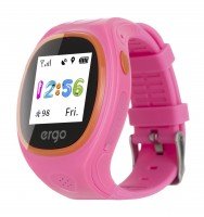 Детские часы ERGO с GPS трекером TRACKER JUNIOR COLOR J010 Pink