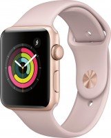 Смарт-часы Apple Watch Series 3 GPS 38mm Gold Aluminium Case with Pink Sand Sport Band (MQKW2FS/A)