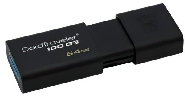 

Накопитель USB 3.0 KINGSTON DT100 G3 64GB (DT100G3/64GB)