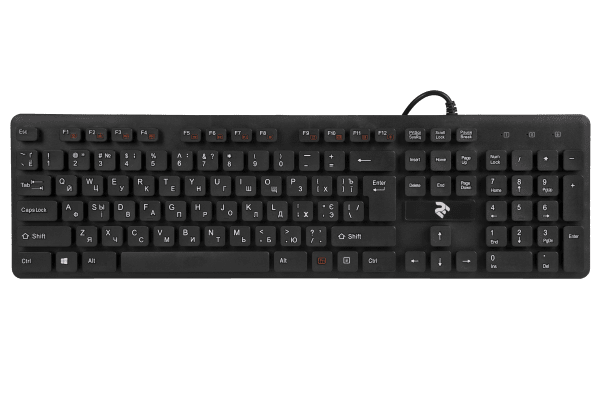 

Клавиатура 2E KS 107 Slim USB Black (2E-KS107UB)