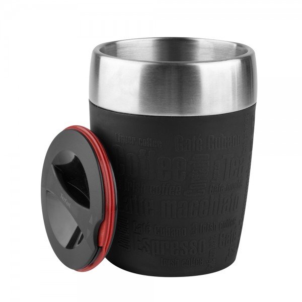 

Термокружка Tefal TRAVEL CUP черная 0,2 л (K3081314)