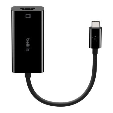 

Адаптер Belkin USB-C to HDMI 2.0 (F2CU038btBLK)