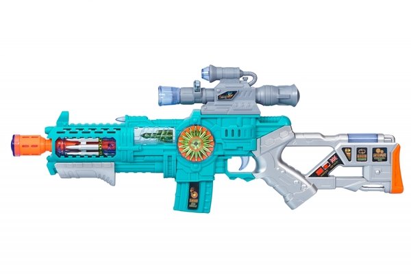 Акція на Игрушечное оружие Same Toy Cycione Falcon Пулемет синий (DF-17218AZUt) від MOYO