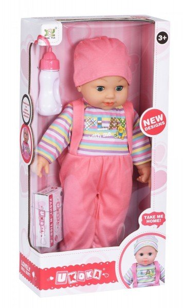 

Пупс Same Toy Ukoka в полосатом со звуком 45 см 8023C4Ut