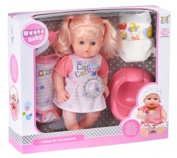 

Кукла Same Toy Ukoka со звуком и аксессуарами 35 см 8019K2Ut