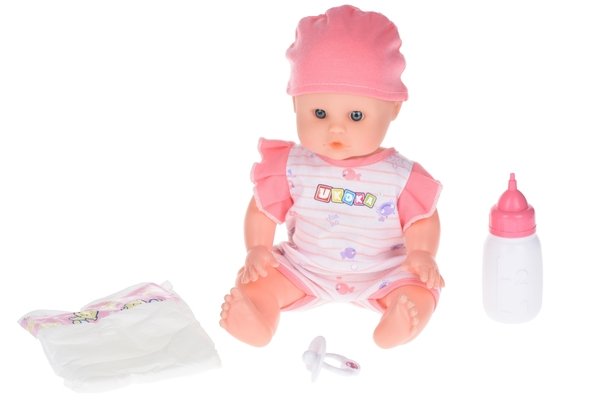 

Пупс Same Toy Ukoka в белом с аксессуарами и звуком 35 см 8018M2Ut