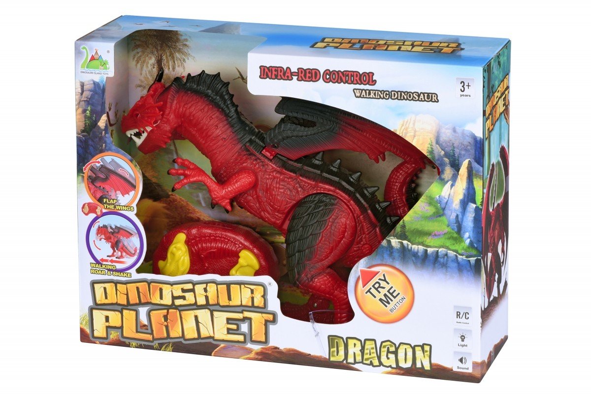 

Динозавр Same Toy Dinosaur Planet Дракон красный со светом и звуком RS6139Ut