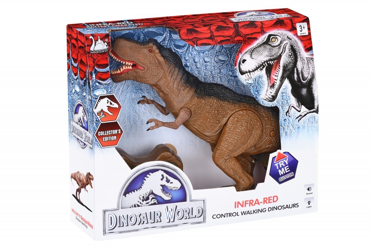 

Динозавр Same Toy Dinosaur World коричневый со светом и звуком RS6123Ut
