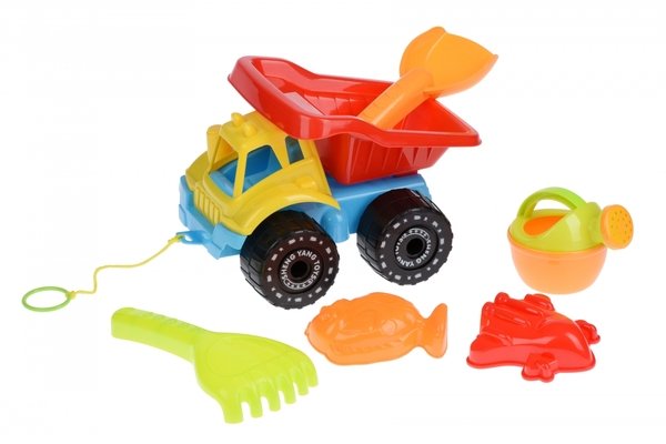 

Набор для игры с песком Same Toy Грузовик 6 единиц желтый (919Ut-2)