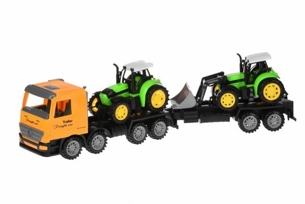 

Машинка инерционная Same Toy Super Combination Тягач с трактором и бульдозером желтый (98-90Ut-2)