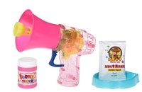  Мильні бульбашки Same Toy Bubble Gun Рупор зі світлом рожевий (925AUt-2) 