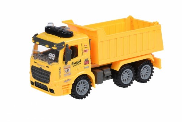 

Машинка инерционная Same Toy Truck Самосвал со светом и звуком желтый (98-614AUt-1)