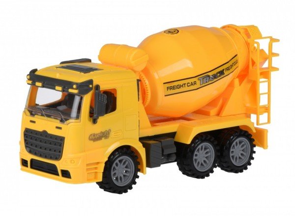 Акція на Машинка инерционная Same Toy Truck Бетономешалка желтая (98-612Ut-1) від MOYO