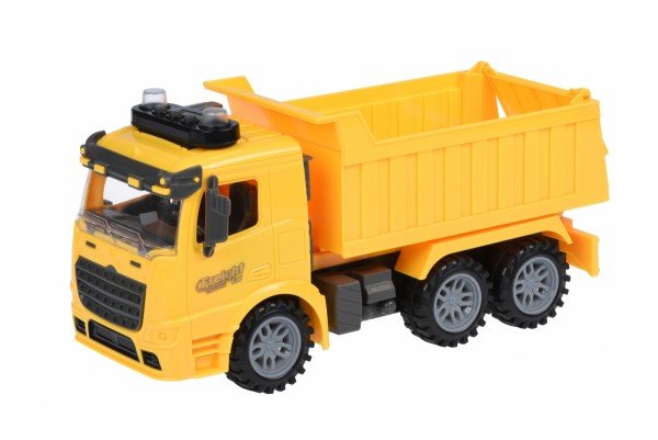 

Машинка инерционная Same Toy Truck Самосвал со светом и звуком желтый (98-611AUt-1)