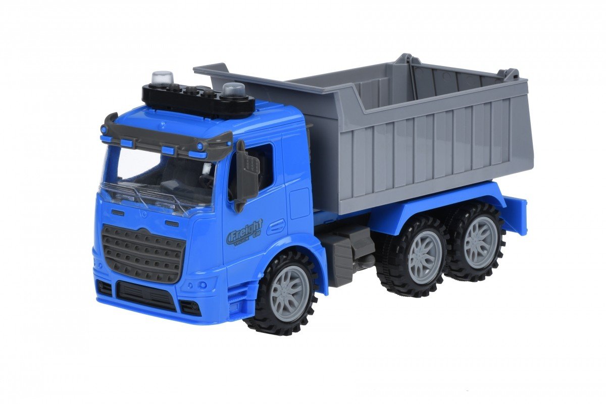 

Машинка инерционная Same Toy Truck Самосвал со светом и звуком синий (98-611AUt-2)