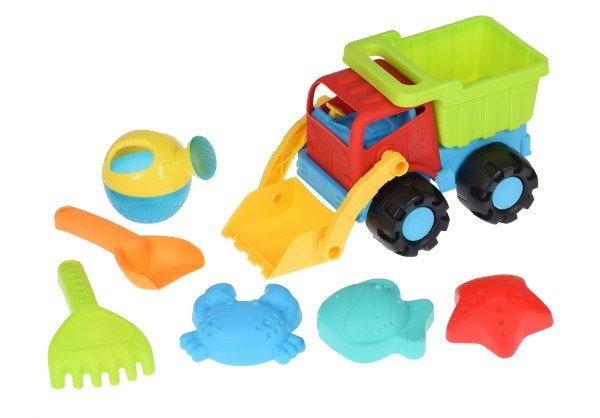 

Набор для игры с песком Same Toy Грузовик 7 единиц красный (987Ut-1)