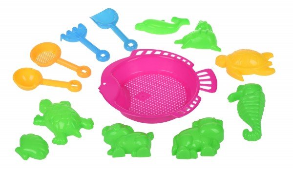 

Набор для игры с песком Same Toy 13 единиц розовый (B002-3Ut-2)