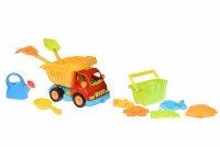  Набір для гри з піском Same Toy Вантажівка 11 одиниць червоний (968Ut-1) 