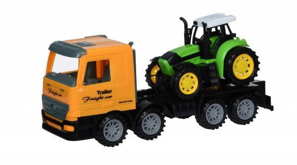 

Машинка инерционная Same Toy Super Combination Тягач с трактором желтый (98-84Ut-2)