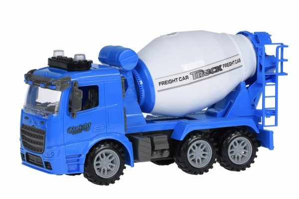 

Машинка инерционная Same Toy Truck Бетономешалка со светом и звуком синяя (98-612AUt-1)