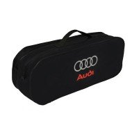 Сумка-органайзер Poputchik в багажник Audi Черная 50х18х18см (03-040-2Д)