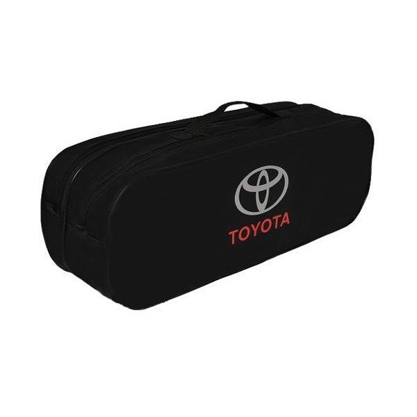 

Сумка-органайзер Poputchik в багажник Toyota Черная 50х18х18см (03-041-2Д)