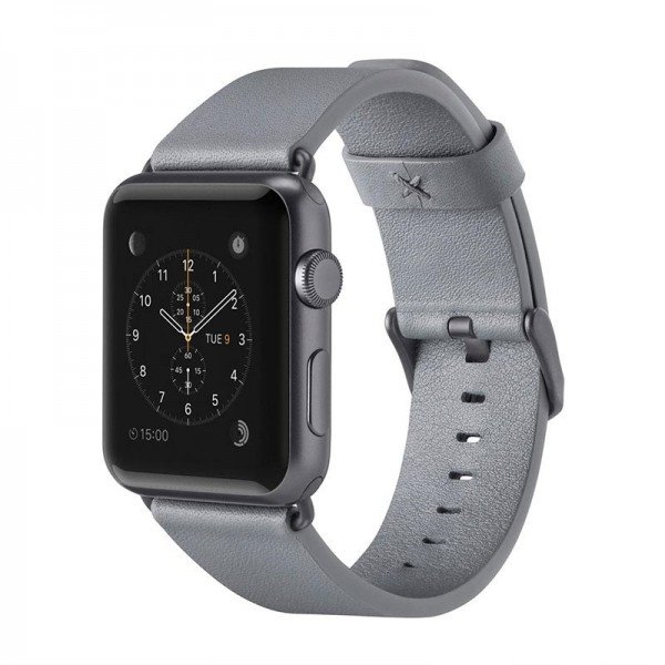 

Ремешок Belkin для Apple Watch 42mm Belkin Classic Leather Band Grey