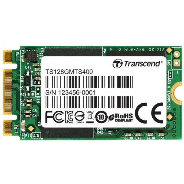 

SSD накопитель TRANSCEND MTS400 128GB M.2 SATAIII (TS128GMTS400S)