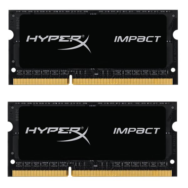 

Память для ноутбука HyperX SO-DIMM DDR3 1600 16GB Impact (HX316LS9IBK2/16)