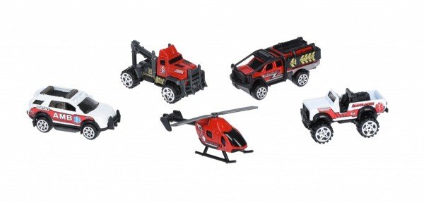 

Набор машинок Same Toy Metal Медицинская помощь (SQ80865-5Ut)