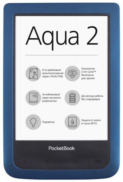 

Электронная книга PocketBook 641 Aqua 2 Azur