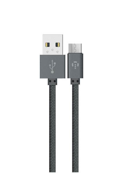

Кабель Intaleo Nylon Fiber microUSB 2m Gray