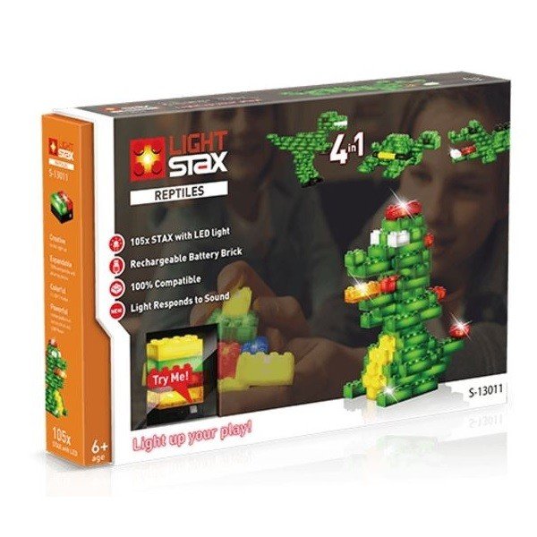 

Конструктор LIGHT STAX с LED подсветкой Reptile V2 4в1 (LS-S13011)