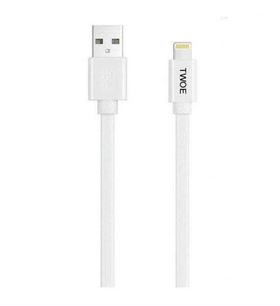 

Кабель Lightning 2E Flat MFI 1.5m, White