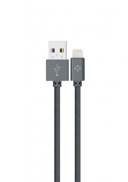 

Кабель Lightning Intaleo CBGNYL2 Nylon Fiber 2m Gray