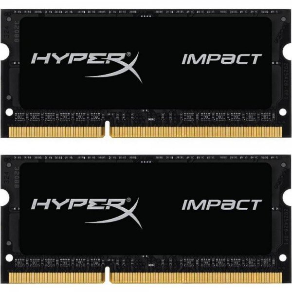 

Память для ноутбука KINGSTON DDR3L 1600 8GB (2x4GB) HyperX Impact (HX316LS9IBK2/8)